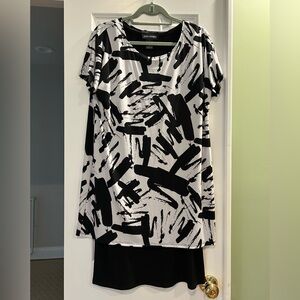 Soft Works - Two-Layer Tulip-Back Shift Dress (M)